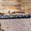 Wierookhouder Zeepsteen Ski met Bloemdesign