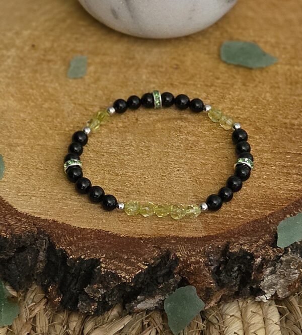 Armband met Toermalijn & Peridoot