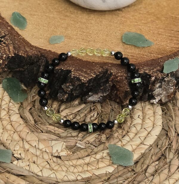 Armband met Toermalijn & Peridoot - Afbeelding 2