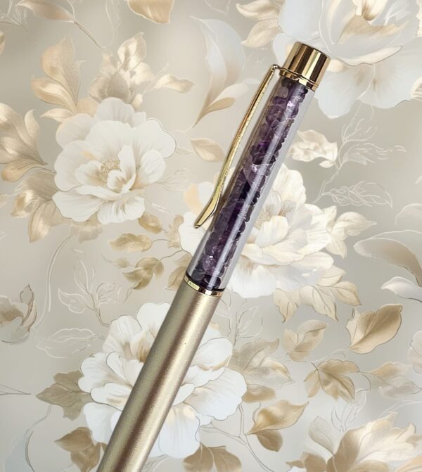 Edelsteenpen Amethist - Afbeelding 2