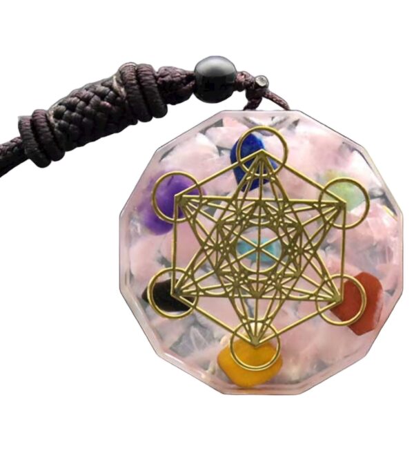 Orgoniet Hanger met 7 Soorten Edelsteen