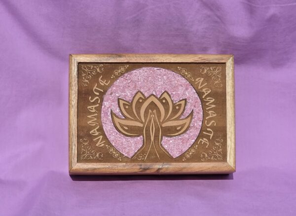 Tarot of Sieradendoos – Lotus Namaste met Rozenkwarts - Afbeelding 2